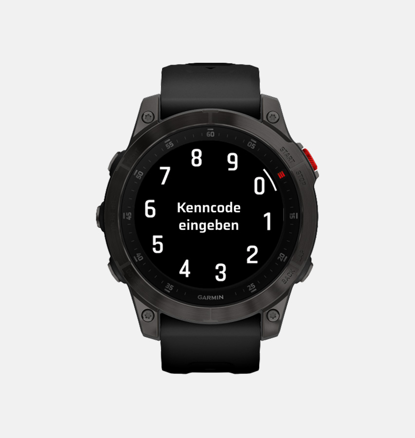 Schritt 3: Eingabe des OTP-Codes zum Abschluss des Kartenhinzufügens in Garmin Pay