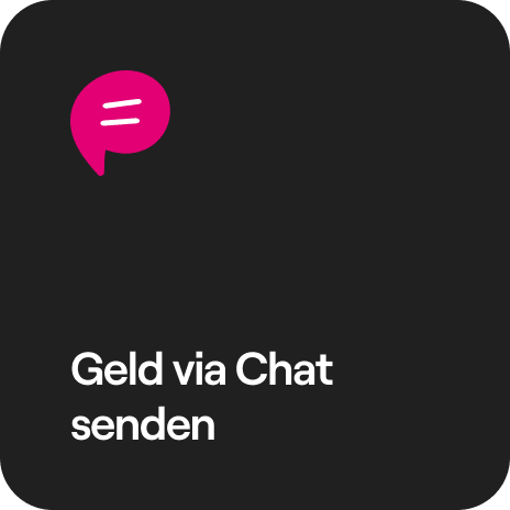 Geld per Chat senden